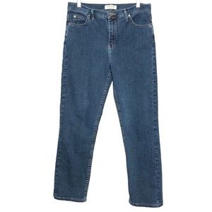 Wrangler Medium Wash High Rise Straight Leg Jeans Size 8x32